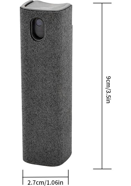 Gri Kabuksuz 1 Adet Telefon Bilgisayar Ekran Toz Giderme Mikrofiber Bez Set Temizlik Aracı Temizleme Sıvısı Olmadan (Yurt Dışından)