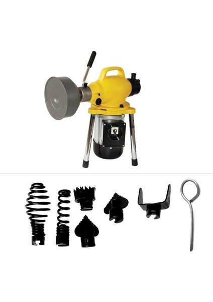 7 Parça Mangan Çelikli Drenaj Temizleyici Kombine Kesici Başlığı Seti Için Dalgıç SEP03 (Yurt Dışından)