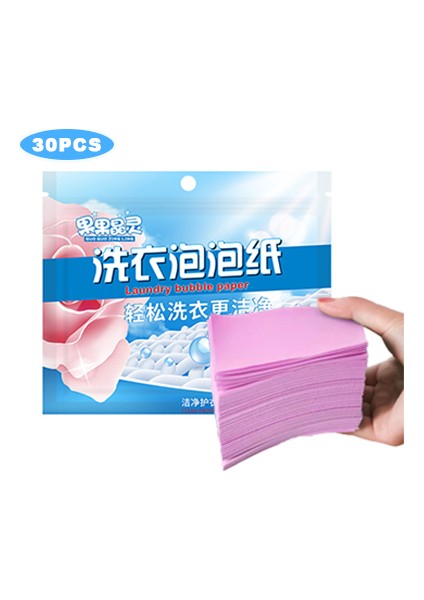 Pembe Kolay Eriyen Çamaşır Deterjanı Tabletleri Iç Çamaşırı Kıyafet Derin Temizlik Deterjanı Çamaşır Sabunu Kabarcık Kağıdı (Yurt Dışından)
