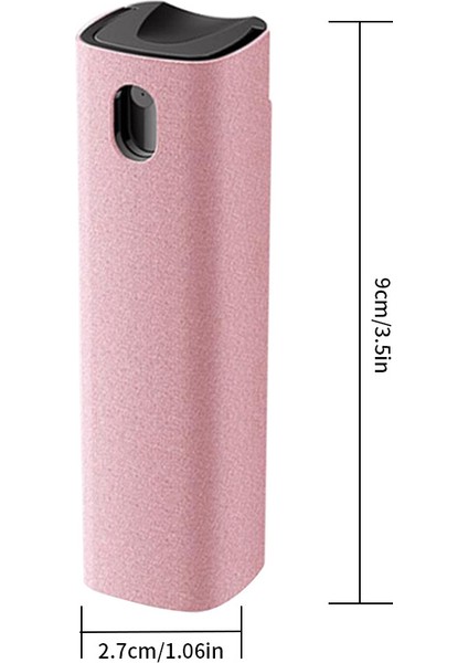 Pembe Kabuksuz 1 Adet Telefon Bilgisayar Ekran Toz Giderme Mikrofiber Bez Set Temizlik Aracı Temizleme Sıvısı Olmadan (Yurt Dışından)