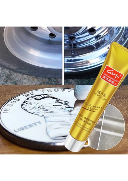 Hiçbiri 90G Metal Parlatıcı Krem Paslanmaz Çelik Seramik Saat Parlatma Macunu Pirinç Krom Gümüş Alüminyum Altın Çelik Parlatma Macunu (Yurt Dışından)
