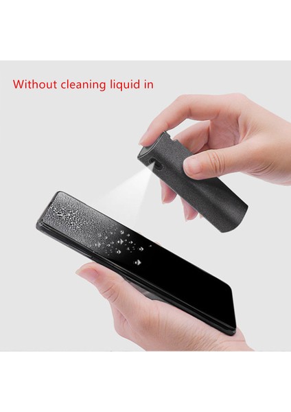 Pembe-Kutu-Hiçbir Sıvı Telefon Ekranı Temizleyici Sprey Bilgisayar Ekranı Toz Giderme Mikrofiber Bez Seti Temizlik Aracı Temizlik Solüsyonu Olmadan (Yurt Dışından)