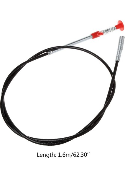 1.6m Uzunluklu Paslanmaz Çelik Esnek Alıştırma Aracı Bahar Pençesi Tuvalet Mutfak Kanalizasyon Temizlik Malzemesi (Yurt Dışından)