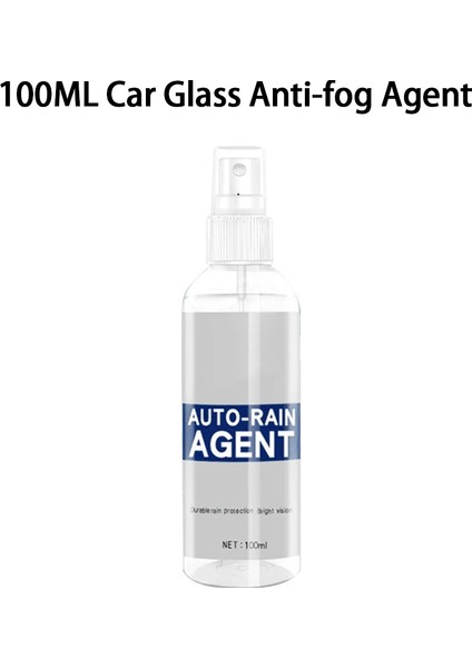 Mavi 100ML ml Araba Camı Sis ve Yağmur Geçirmez Ajan Kokusuz Toziksiz Araba Camı Kaplama Sprey Aksesuarı (Yurt Dışından)
