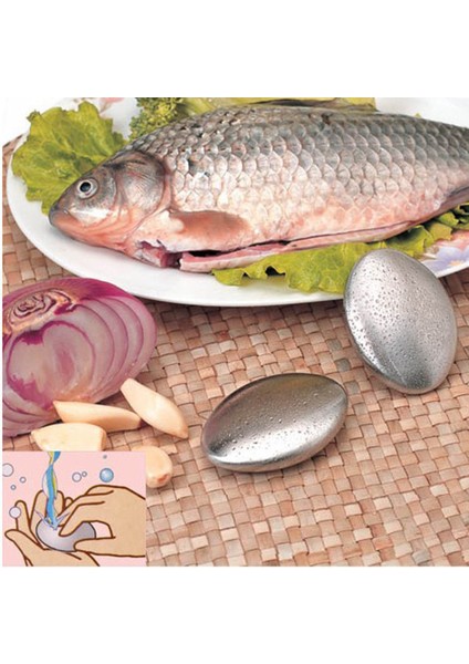 Kokusuz Paslanmaz Çelik Deodorant Sabun Oval Şekil Mutfak Barı Kokuyu Yok Eden Sarımsak Deodorize Aletleri Mutfak Barı Şef Sabunu (Yurt Dışından) fiyatları