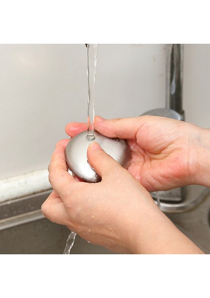 Kokusuz Paslanmaz Çelik Deodorant Sabun Oval Şekil Mutfak Barı Kokuyu Yok Eden Sarımsak Deodorize Aletleri Mutfak Barı Şef Sabunu (Yurt Dışından) fırsatları
