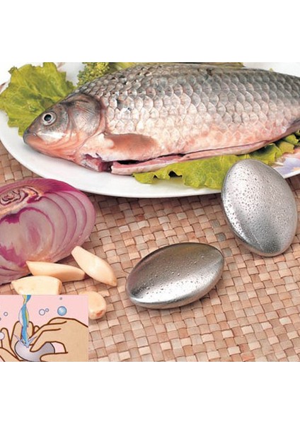 Kokusuz Paslanmaz Çelik Deodorant Sabun Oval Şekil Mutfak Barı Kokuyu Yok Eden Sarımsak Deodorize Aletleri Mutfak Barı Şef Sabunu (Yurt Dışından) indirimleri