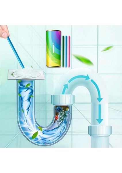 Boru Temizleme Çubukları Tuvalet Küvet Boru Dezenfekte Temizleme Sopa Mutfak Kanalizasyon Boru Temizleyici Tıkanıklık Önleyici Araçlar (Yurt Dışından) modelleri