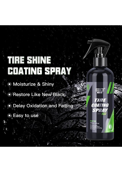 50ML Lastik Parlatıcı Kaplama Sprey Deri Yenileme Kaplama Ajan Eski Parçalar Temizleme Tek Seferde Parlatan Çok Fonksiyonlu Temizleyici (Yurt Dışından)