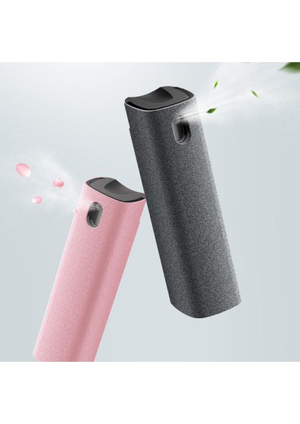 Gri Kabuklu 2 Adet Telefon Bilgisayar Ekran Toz Giderme Mikrofiber Bez Set Temizlik Aracı Temizleme Sıvısı Olmadan (Yurt Dışından)