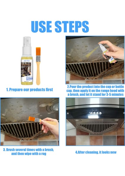 A Mutfak Temizleyici Menekşe Davlumbaz Paslanmaz Çelik Mutfak Gereçleri Ağır Yağ Lekesi Temizleyici 30ML (Yurt Dışından) fırsatları