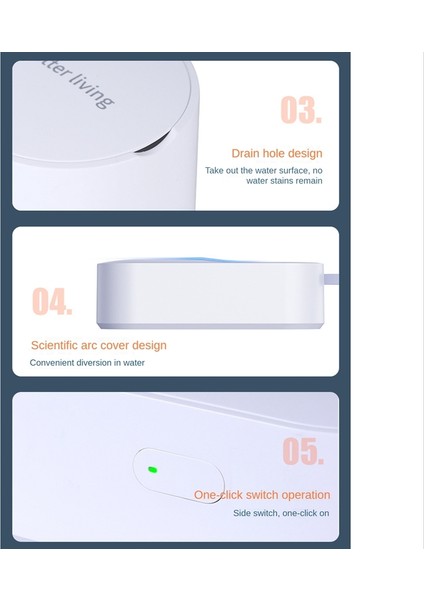 Meyve ve Sebze Yıkama Makinesi Taşınabilir Sebze Temizleyici Ev Aletleri Beyaz (Yurt Dışından) fırsatları