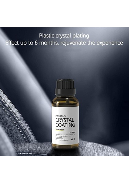 2 Adet Plastik Parçalar Kristal Kaplama Yenilenmiş Ajan Araba Tazeleyici Parlaklık Koruma Balmumu Paneli Oto Plastik Restorasyon Ajanı (Yurt Dışından) fırsatları