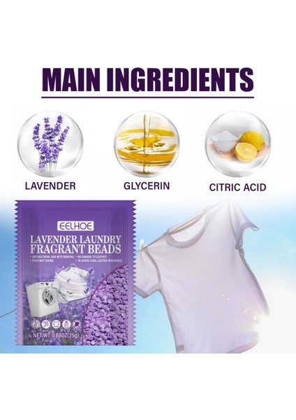 1 Parça Lavanta Kokulu Kalıcı Koku Boncukları Çamaşır Kokulu Boncuklar Temiz Giysiler Taze Yumuşatıcı Yıkama Makinesi Çamaşır Malzemeleri (Yurt Dışından) modelleri