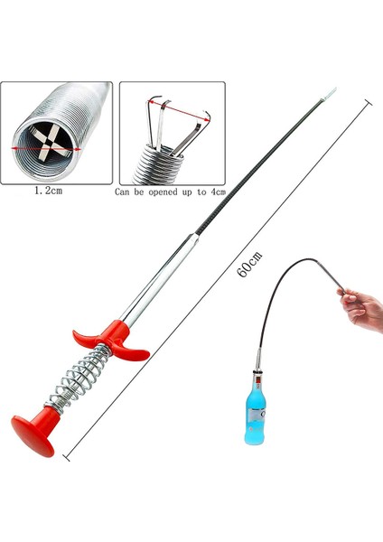 60CM Esnek Kanalizasyon Boru Tıkanıklık Giderme Yılan Yay Boru Temizleme Aracı Mutfak Banyo Kanalizasyon Temizleme Aracı Mutfak Aksesuarları (Yurt Dışından) modelleri
