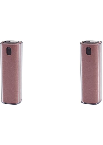 Kabuklu Pembe 2 Adet Telefon Bilgisayar Ekran Toz Giderme Mikrofiber Bez Set Temizlik Aracı Temizleme Sıvısı Olmadan (Yurt Dışından)