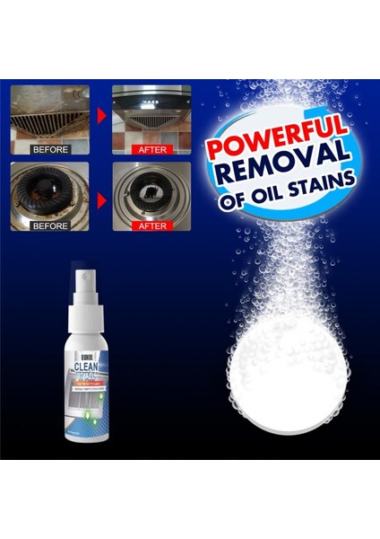 100ML 2 Adet ml Mutfak Kabarcık Temizleyici Paslanmaz Çelik Temizleyici ve Parlatıcı Izgaralar Fırınlar Ev Mutfak Yağ Temizleme Araçları (Yurt Dışından) fiyatları