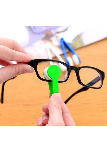 No.2 Boyutu 5 Renkli Çok Fonksiyonlu Cam Fırçası Mikrofiber Gözlük Temizleyici Mini Gözlük Fırçası Silme Temizlik Araçları Cam Temizleyici (Yurt Dışından) fırsatları