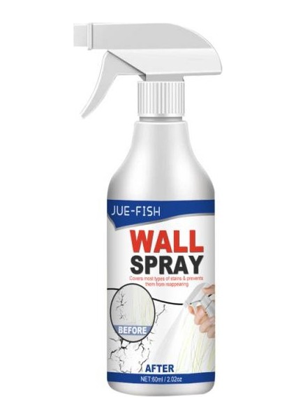 No.1 Boyutu Ev Duvar Boyası Çıkarıcı Sprey Küf Geçirmez Temizleyici Çok Fonksiyonlu Anti-Küf Temizleyici 60ML Iç Mekan Yenileme Boyası (Yurt Dışından)