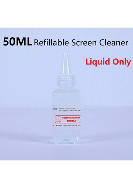 Sadece 50ML Sıvı 3 Içinde 1 Parmak Izi Geçirmez Ekran Temizleyici Telefon Ekran Temizleyici Sprey Bilgisayar Ekran Toz Mobil Temiz Kabuk Limpiacristales (Yurt Dışından)