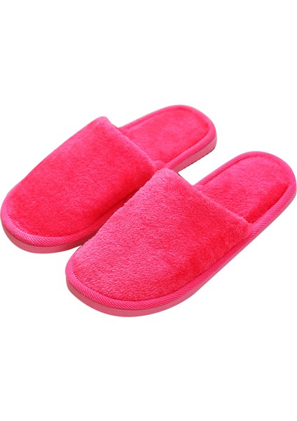 39-40 Evim Güzel Renkler Sıcak Peluş Terlik Kaymaz Rahat Bayanlar Iç Mekan Terliği Sweet Colors Sıcak Peluş Terlik Kolye Rin (Yurt Dışından)