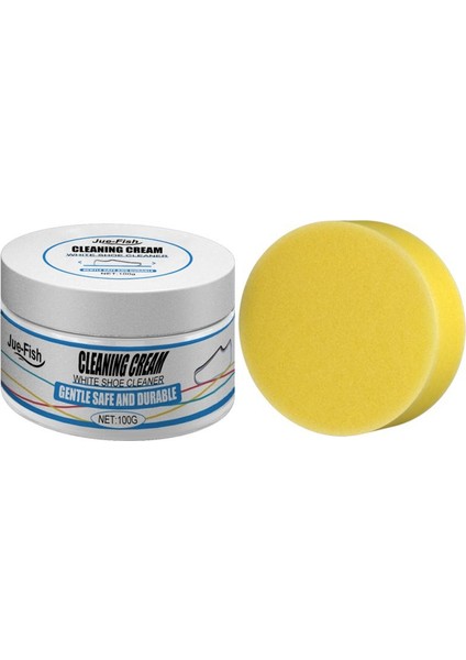 100 Gram Beyaz Ayakkabı Temizleyici Beyazlatıcı Temizlik Kremi Ayakkabı Sneaker Ayakkabı Temizleme Leke Çıkarıcı Silme Süngeri Ayakkabı Temizleme Aracı (Yurt Dışından)
