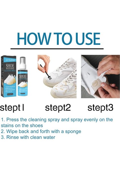 Gosterildigi Gibi Fırçalı Ayakkabı Beyazlatıcı Temizleyici Seti 30ML Köpük Deoksidant Jel Yıkama Ücretsiz Ayakkabı Beyazlatıcı Ajanı Pratik Ayakkabı Boyası (Yurt Dışından) modelleri