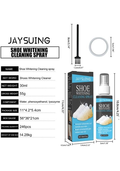 Gosterildigi Gibi Fırçalı Ayakkabı Beyazlatıcı Temizleyici Seti 30ML Köpük Deoksidant Jel Yıkama Ücretsiz Ayakkabı Beyazlatıcı Ajanı Pratik Ayakkabı Boyası (Yurt Dışından) fırsatları