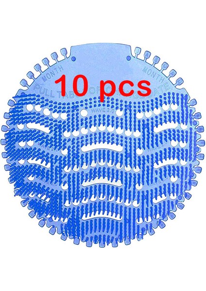 Mavi 10 Adet 1- Pisuar Ekranı 6 Renkli Koku Tuvalet Deodorantı Aromatik Nötralizatör Ped Hijyenik Koku Kapağı Lavabo Kokusu Giderici (Yurt Dışından)