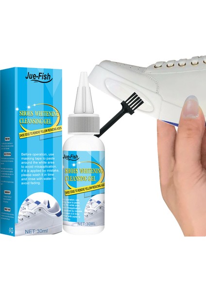 30ML Ev Ayakkabıları Için Beyaz Ayakkabı Temizleme Ajanı Dezenfektan Yıkama Gerektirmeyen Polorts Ayakkabı Beyazlatıcı (Yurt Dışından) fırsatları