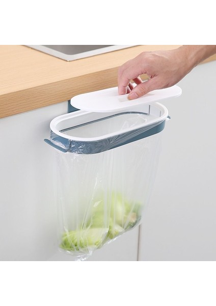 Bir Kanca 08 Taşınabilir Plastik Çöp Askılığı Mutfak Çöp Depolama Tutucu Raf Çöp Kanca Sünger Ped Kuru Raf Tutucu Mutfak Düzenleyici (Yurt Dışından)