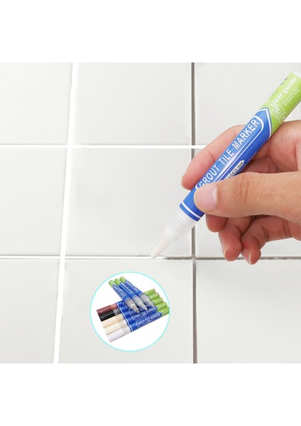 Beyaz 10 Renkli Ev Fayans Derz Kalemi Güzellik Derz Boya Kalemi Anti-Küf Dolgu Duvar Derz Yenileyici Kalemi Mutfak Banyo Için (Yurt Dışından) fiyatları