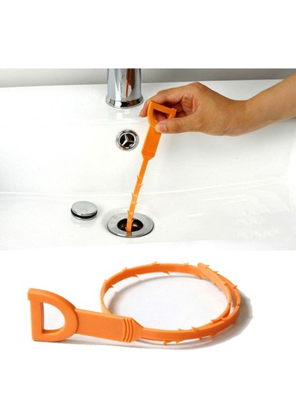 2 Adet Mutfak Lavabo Temizleme Çubuğu Tıkanıklık Giderici Kanal Açıcı Yay Boru Saç Çekiç Aracı Banyo Aksesuarları (Yurt Dışından)