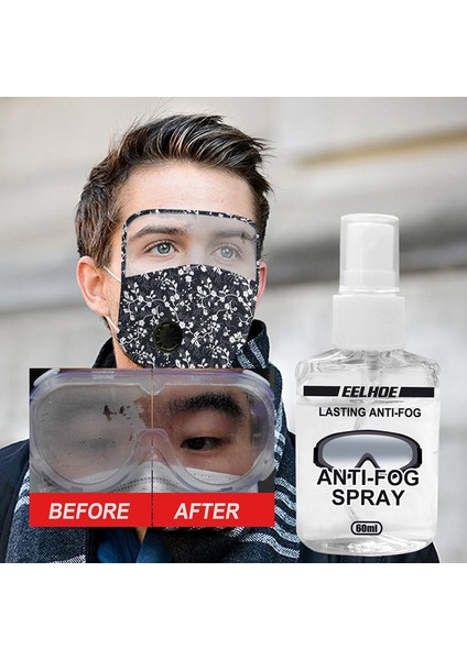 60ML Gözlükler Için 60ML Anti Sis Sprey Temizleyici Kolay Uygulanır Anında Etki Gözlük Kasklar Için Sis Önleyici Sistem Tüm Lensler Için (Yurt Dışından) fiyatları