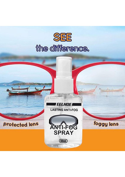 60ML Gözlükler Için 60ML Anti Sis Sprey Temizleyici Kolay Uygulanır Anında Etki Gözlük Kasklar Için Sis Önleyici Sistem Tüm Lensler Için (Yurt Dışından) fırsatları