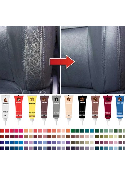 03 Kahverengi 20 ml Deri Onarım Jeli Renk Onarımı Ev Araba Koltuk Deri Tamir Kremi Yama Deri Temizleyici (Yurt Dışından) indirimleri