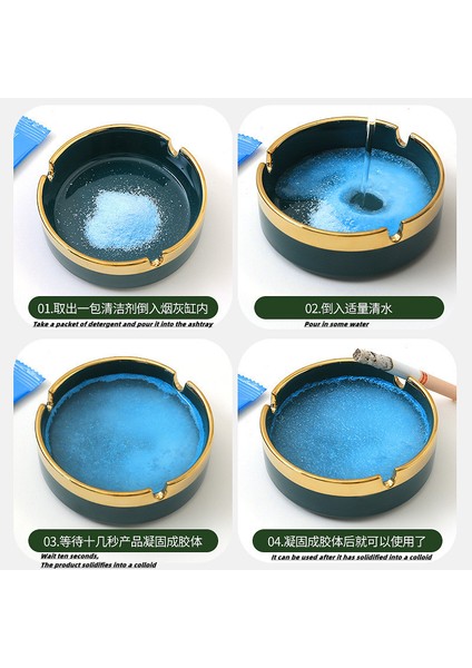 Yeşil 2 Adet Dumansız Kül Tablası Kum Taşınabilir Hava Arıtıcısı Iç Mekan Kokusuz Söndürme Kum Temizleme Gerektirmeyen Araba Kül Tablası Kristal Çamur (Yurt Dışından) fırsatları