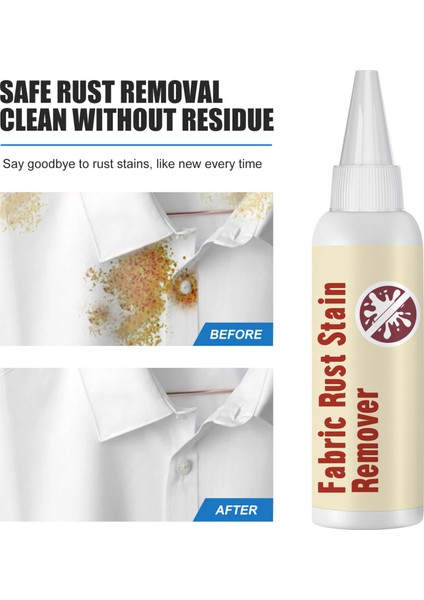 50ML Kumaş Pas Lekesi Çıkarıcı Su Kullanmadan Kıyafet Temizleme Ajanı Toprak Çıkarıcı Güçlü Dezenfeksiyon Çok (Yurt Dışından)