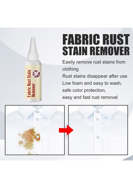 50ML Kumaş Pas Lekesi Çıkarıcı Su Kullanmadan Kıyafet Temizleme Ajanı Toprak Çıkarıcı Güçlü Dezenfeksiyon Çok (Yurt Dışından)