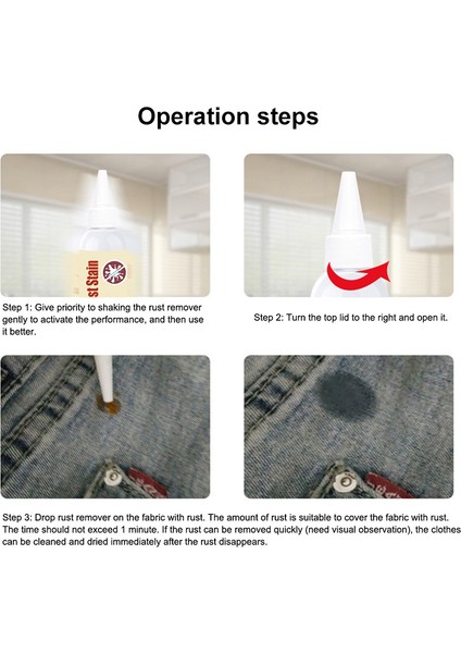 50ML Kumaş Pas Lekesi Çıkarıcı Çok (Yurt Dışından) modelleri