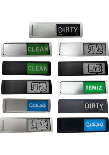 Gümüş Aşk Bulaşık Makinesi Kaydırmalı Mıknatıslar Paslanmaz Çelik Okunması Kolay Temiz/kirli Bulaşık Makinesi Mutfak Aksesuarları (Yurt Dışından) fiyatları