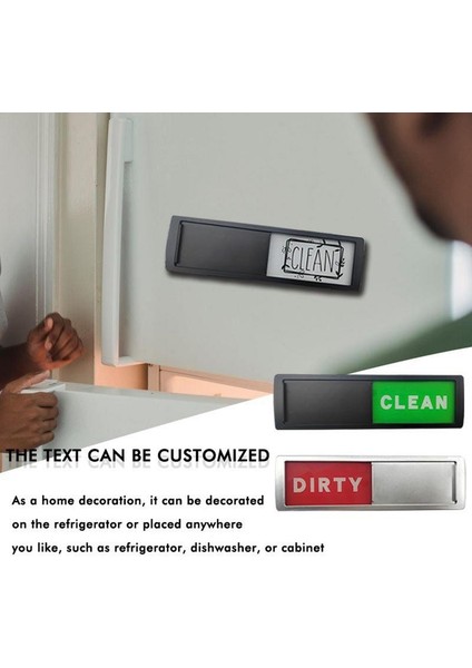 Gümüş Aşk Bulaşık Makinesi Kaydırmalı Mıknatıslar Paslanmaz Çelik Okunması Kolay Temiz/kirli Bulaşık Makinesi Mutfak Aksesuarları (Yurt Dışından) fırsatları