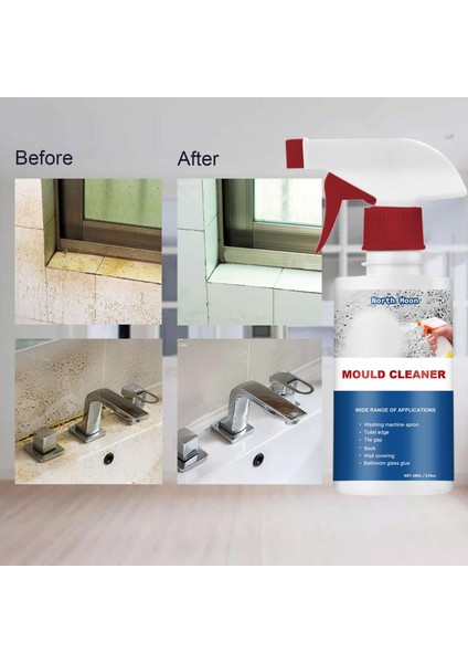 A 60ML Ev Küf Temizleyici Köpük Mutfak Banyo Sprey Temizlik Silikon Küf Fayans Tuvalet Temizleme Eklemler Aracı (Yurt Dışından)