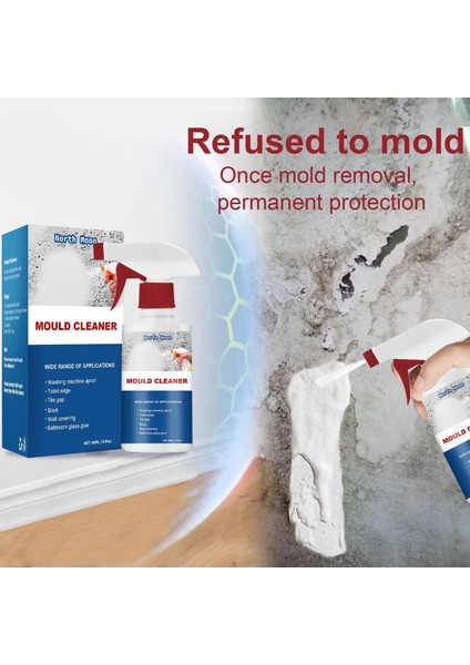A 60ML Ev Küf Temizleyici Köpük Mutfak Banyo Sprey Temizlik Silikon Küf Fayans Tuvalet Temizleme Eklemler Aracı (Yurt Dışından)