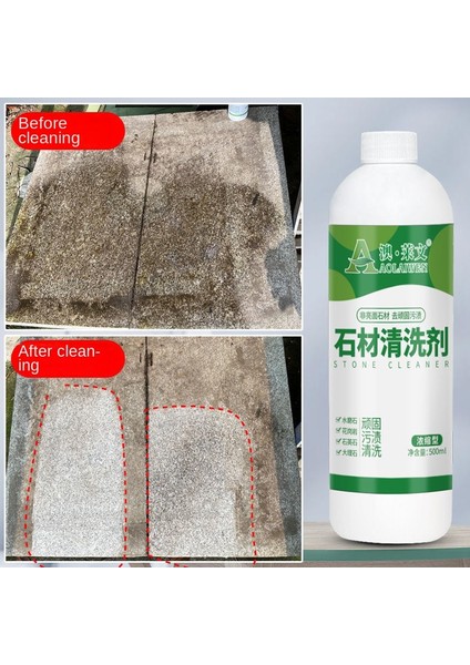 500 ml 500ML Güçlü Taş Temizleyici Granit Terrazzo Mermer Temizleme Konsantre Sararmaya Karşı Dış Cephe Duvar Pas Temizleme (Yurt Dışından) fiyatları