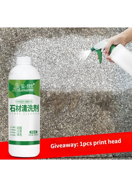 500 ml 500ML Güçlü Taş Temizleyici Granit Terrazzo Mermer Temizleme Konsantre Sararmaya Karşı Dış Cephe Duvar Pas Temizleme (Yurt Dışından) modelleri