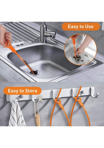 Lavabo Temizleme Boru Kanca Saç Temizleyici Çubuk Tıkanıklık Giderici Kanal Temizleme Bahar Boru Saç Kanal Temizleme Mutfak Banyo Aksesuarları (Yurt Dışından) fiyatları