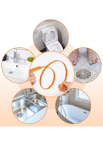 Lavabo Temizleme Boru Kanca Saç Temizleyici Çubuk Tıkanıklık Giderici Kanal Temizleme Bahar Boru Saç Kanal Temizleme Mutfak Banyo Aksesuarları (Yurt Dışından) fırsatları
