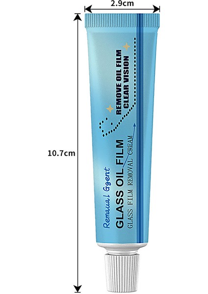 B TIPI-30G Araba Camı Yağ Filmi Temizleme Pastası Derin Temizlik Parlatıcı Cam Temizleyici - Streak-Free Shine Cam Temizleyici (Yurt Dışından)