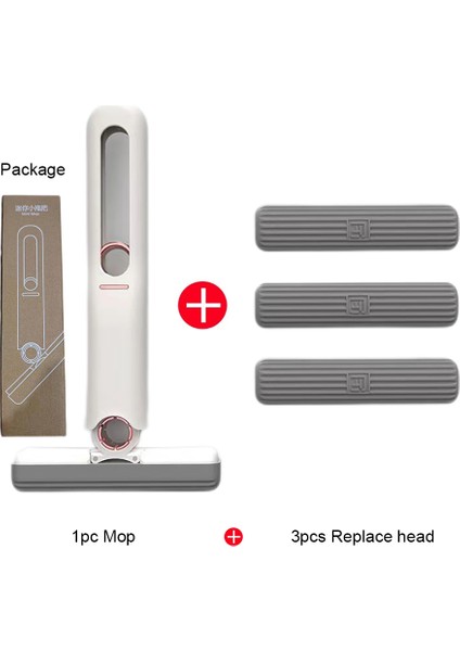 C'yi Ayarla Taşınabilir Mini Sıkma Mop Ev Mutfak Araba Temizlik Mopu Masa Temizleyici Cam Sünger Temizlik Aleti Ev Temizlik Malzemeleri (Yurt Dışından)